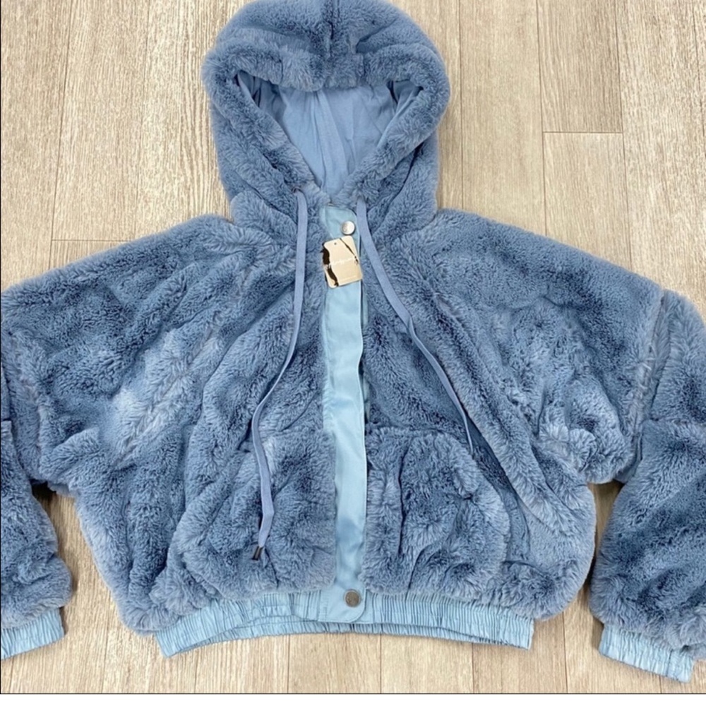 Free People Movement Soft Hoodie In Blue